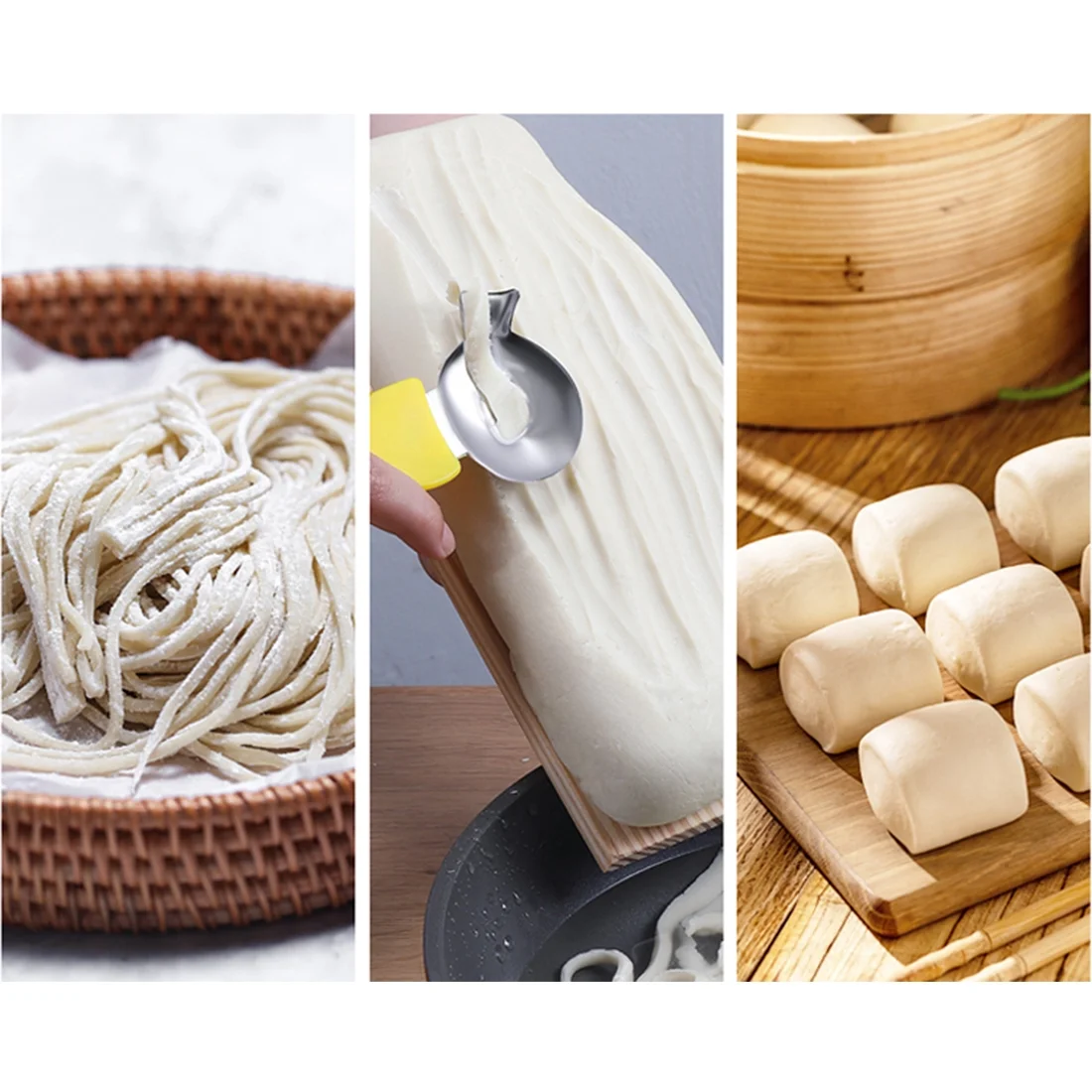 INTBUYING Commercial 50kg Electric Dough Mixer with Dough Knife for Dough Mixing Kneading