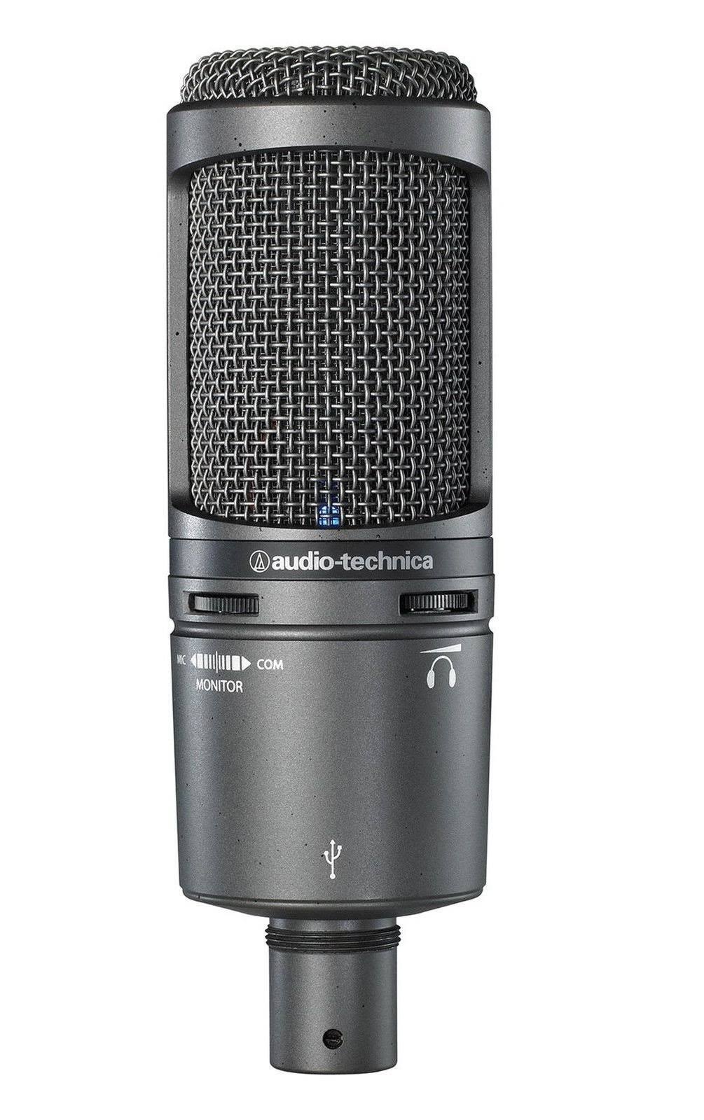 Audio-Technica AT2020USB+ Cardioid Condenser USB Microphone Bundle with Pop Filter and