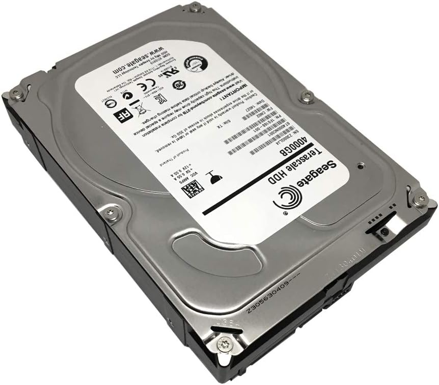 Seagate 4 TB Terascale HDD SATA 6Gb/s 64MB Cache 3.5-Inch Internal Bare Drive (ST4000NC001) (Renewed)