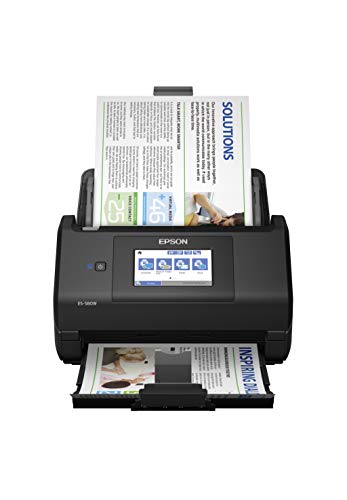 Epson FastFoto FF-680W Wireless High-Speed Photo and Document Scanning System, Black