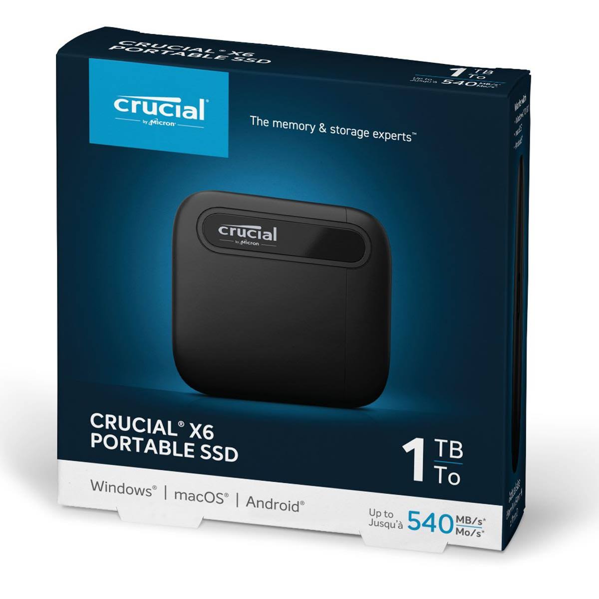 Crucial X6 1TB Portable SSD