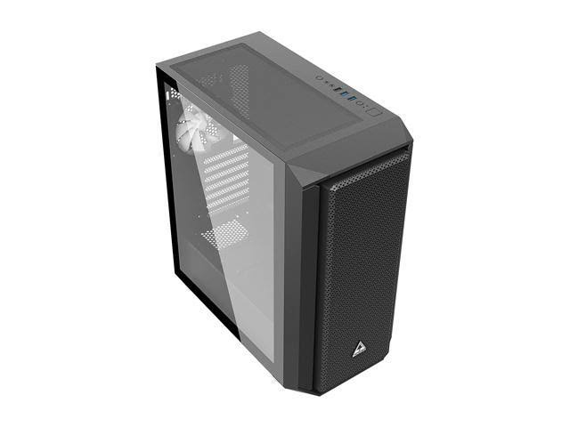 Montech Air x ATX Mid-Tower Case, Super High Airflow, Pre-Installed Dual 200mm ARGB Fans, 120mm ARGB Fan, ARGB Controller, Mothe