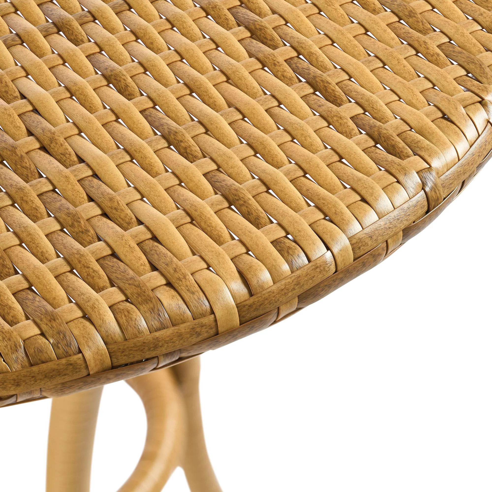 Better Homes & Gardens Willow Sage 3-Piece Outdoor Wicker Bistro Set, Beige