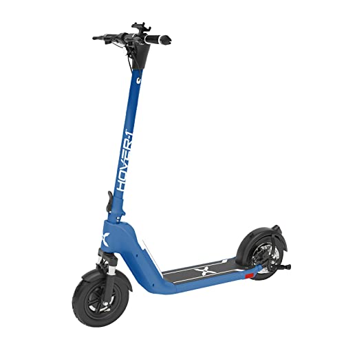 Hover-1 Helios Electric Folding Scooter, 18 MPH Top Speed, 24 Mile Range, 500 Watts Max Power, 10” Pneumatic Tires, Rear Disc Brakes
