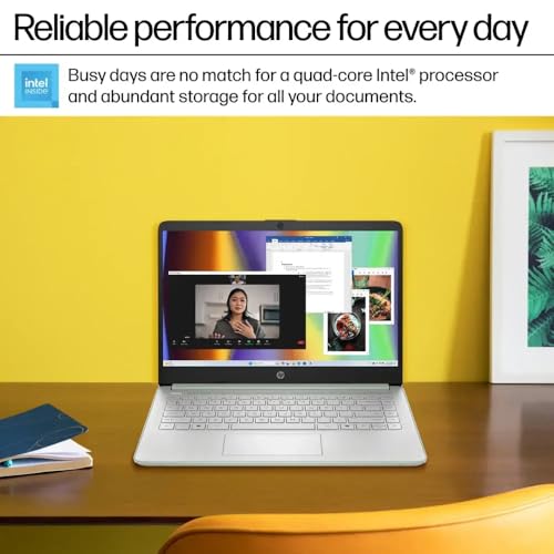 HP 14 Ultrabook • Intel 4-Core N150 • Microsoft 365 • Copilot AI • 32GB RAM • 1.6TB Storage (128GB SSD + 512GB Portable + 1TB OneDrive) • Wi-Fi 6 •