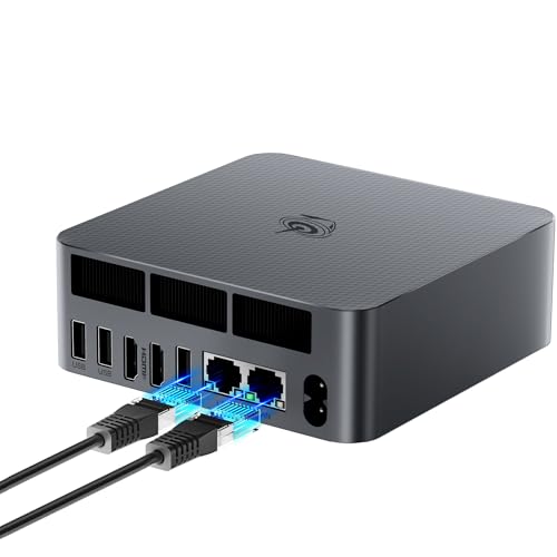 Beelink EQR5 Mini Pc,AMD Ryzen 7 5825U(8C/16T,up to 4.5GHz),Mini Computer with 32GB DDR4 RAM/500GB M.2 PCle3.0 SSD,Micro Pc Support 4K FPS
