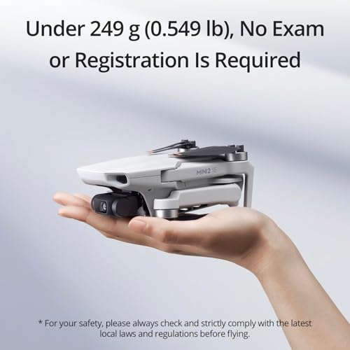DJI Mini 2 SE, Lightweight Mini Drone with QHD Video, 10km Max Video Transmission, 31-Min Flight Time, Under 249 g, Auto Return to Home