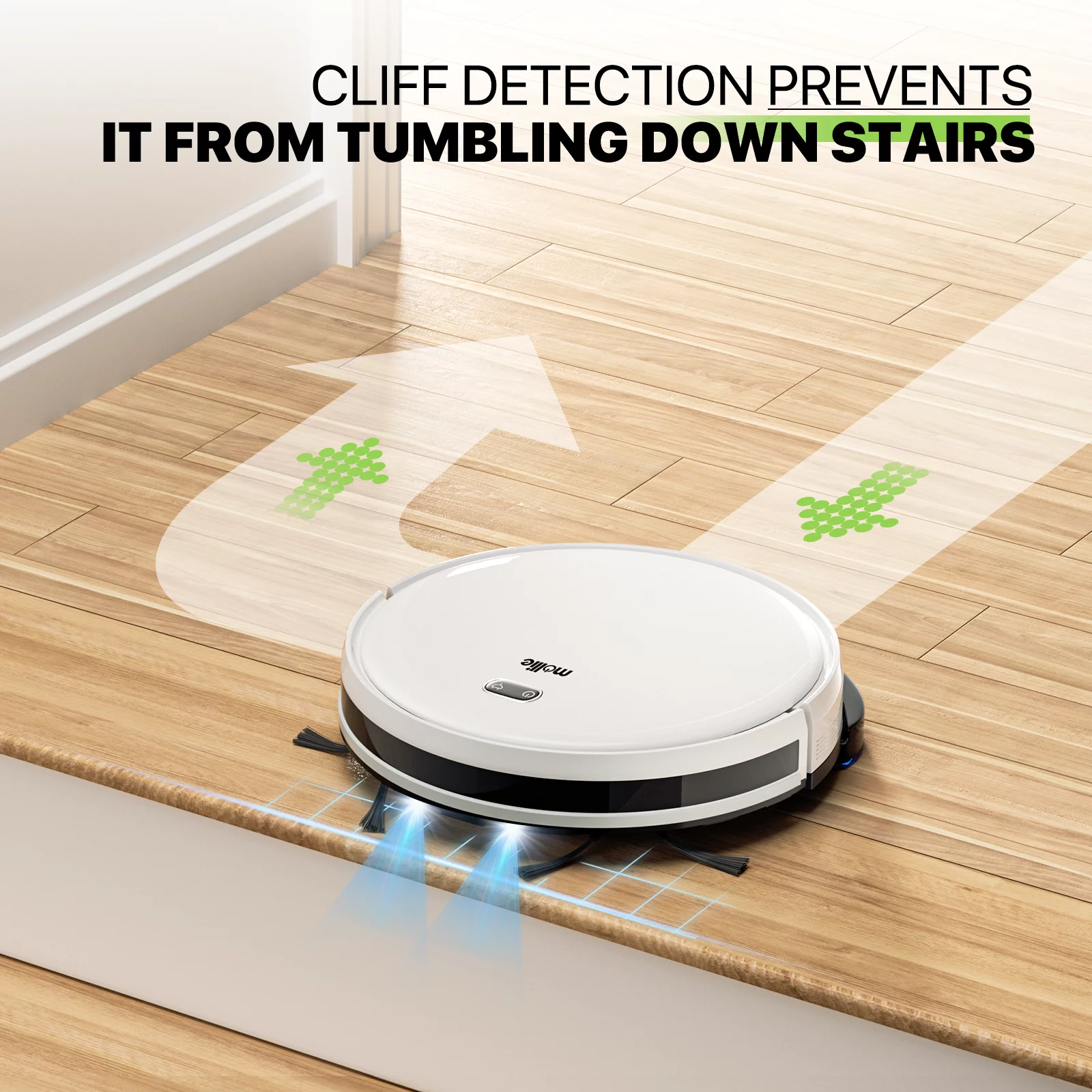 Magshion Robot Vacuum Cleaner, 2 in 1 Robot Vacuum and Mop Combo, Automatic Self-Charging Robotic Vacuum With WIFI Connection