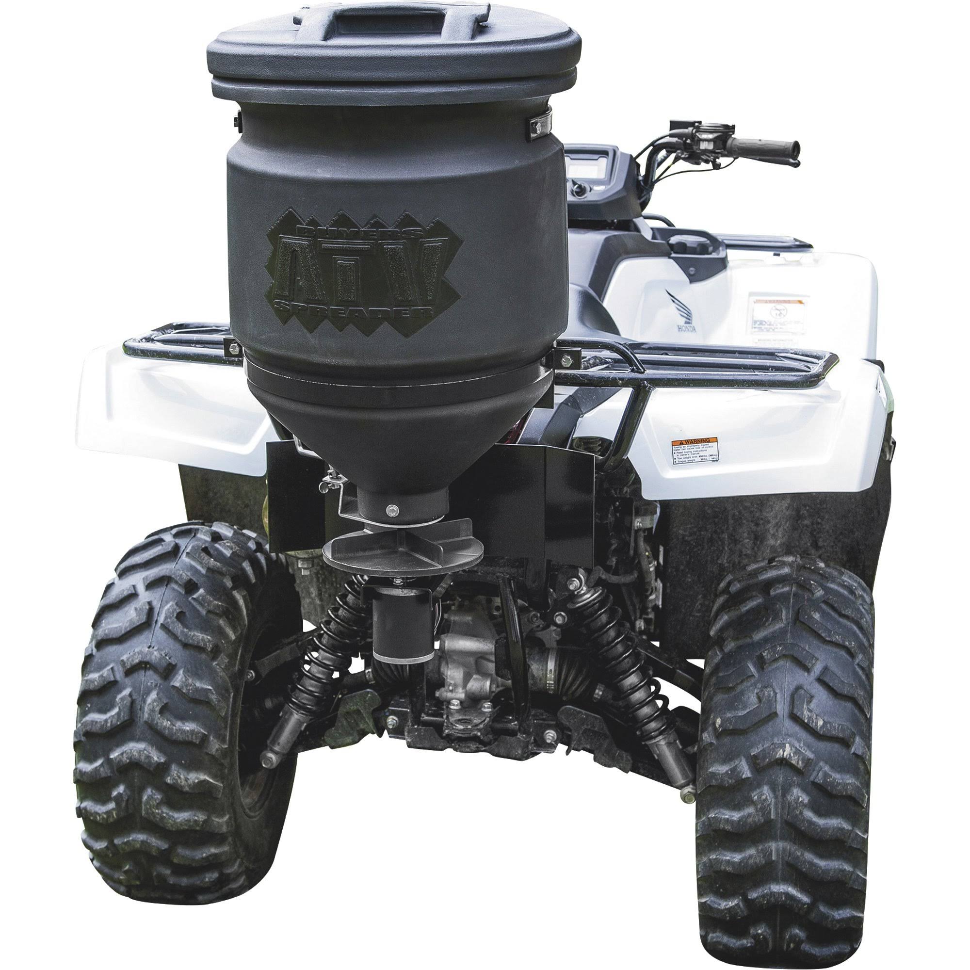 Buyers ATVS15A 15-Gallon ATV Broadcast Spreader with Rain Cover