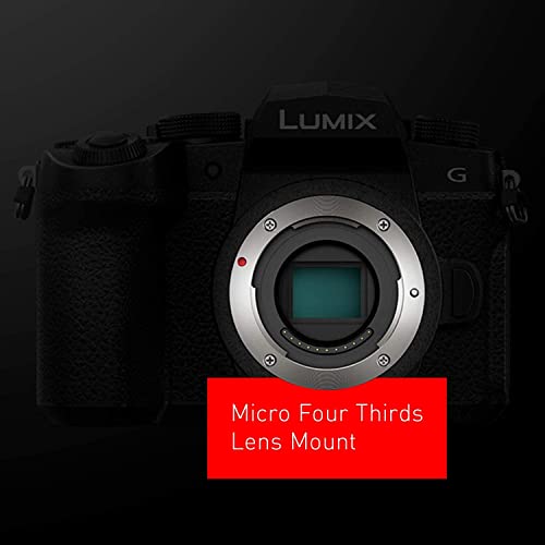 Panasonic LUMIX G95D 20.3 Megapixel Mirrorless Camera, 12-60mm F3.5-5.6 Micro Four Thirds Lens, 5-Axis Dual I.S. 2, 4K 24p 30p Video