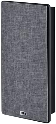 HECO Ambient 22 F 5" 2-Way Bass Reflex Wall Speaker in Black with Integrated Metal Wall Bracket for Horizontal and Vertical Mounting