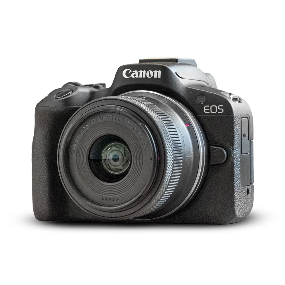 Canon EOS R50 Mirrorless Camera with 18-45mm Lens (Black) 5811C012 - Radiant Selections
