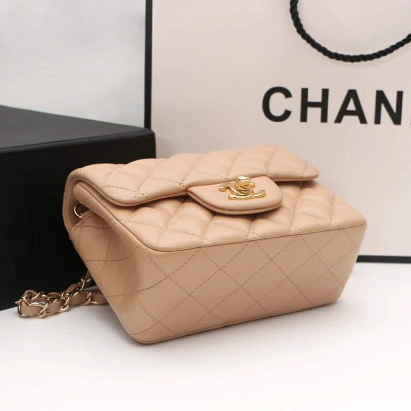 Chanel Lambskin 17Cm Class-Flap Bag 1115
