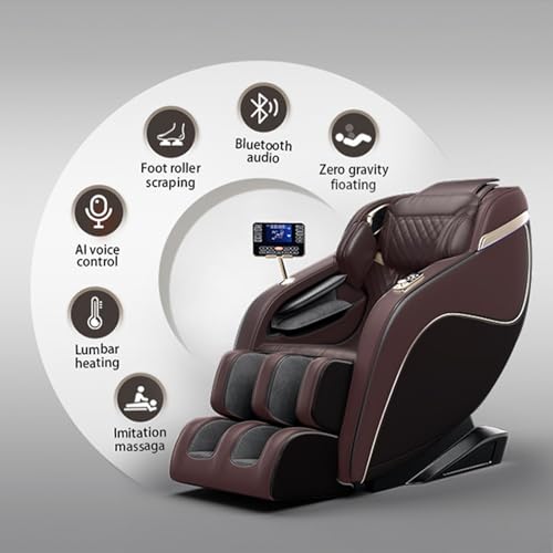 Massage Chair Full Body, Zero Gravity Massage Recliner Chairs with Hip Heat, Foot Massage and Air Massage System for Touch Screen Controller