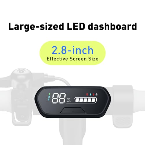 Segway Ninebot eKickScooter - Electric Scooter for Kids 6-14, w/t Adjustable Handlebar Height (Only C2 Pro) for Riders up to 132 lbs