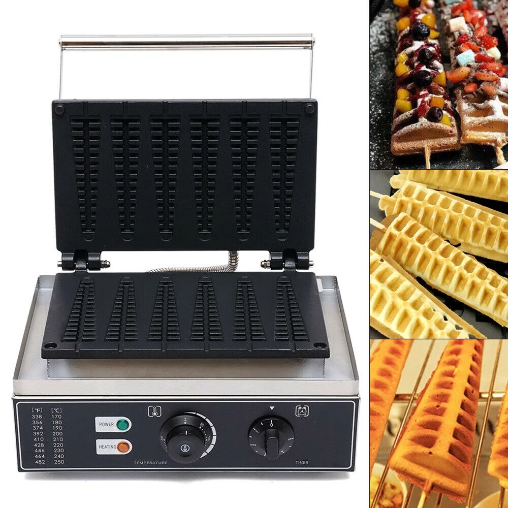 Commercial Waffle Maker Machine Muffin maker Commercial Nonstick Electric 1.55kw
