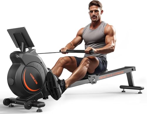YOSUDA Magnetic/Water Rowing Machine for Home - Rower Machine Use with Bluetooth, App Supported, Rowing Machine for Taller Power Athletes