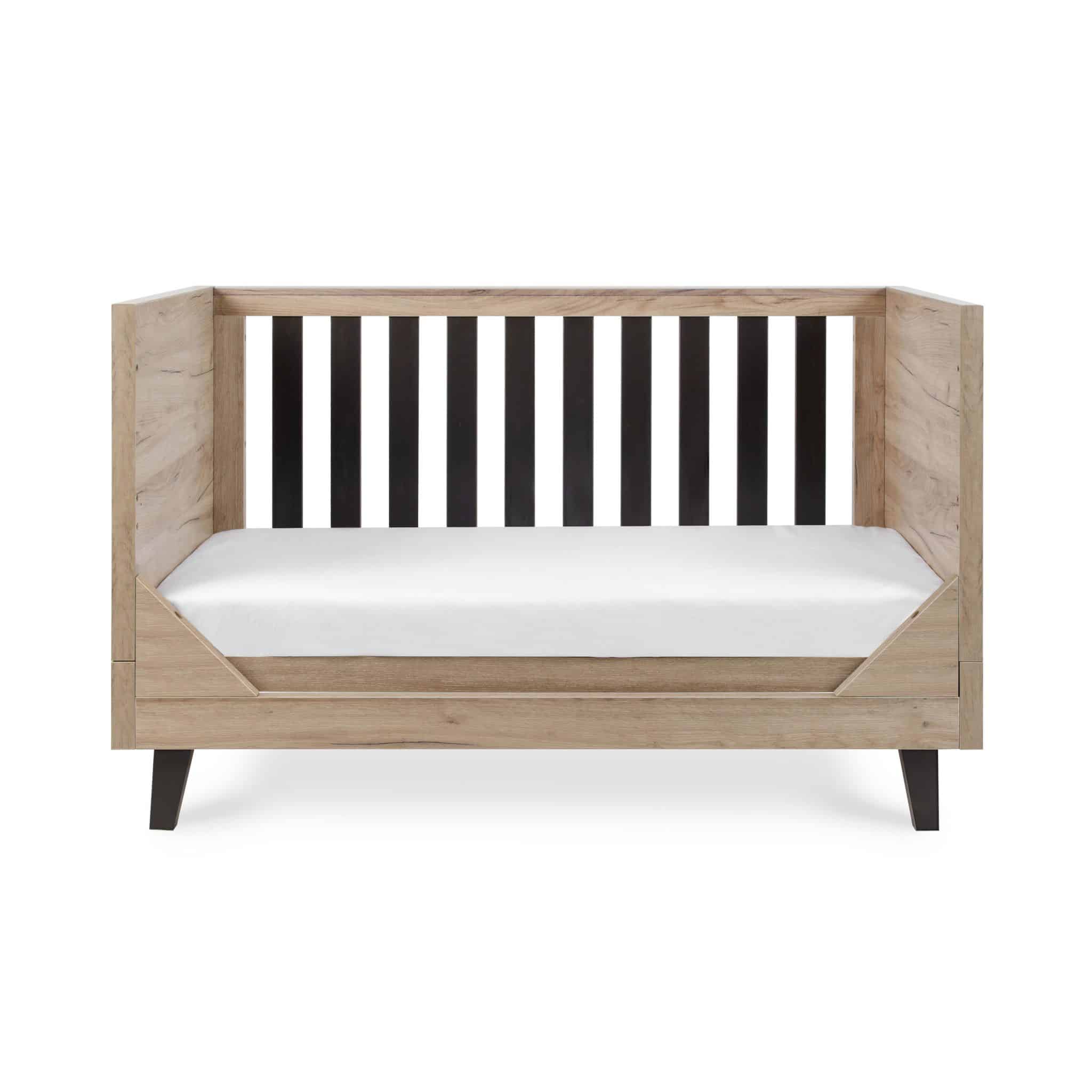 Tutti Bambini Como 4 Piece Nursery Room Set – Slate Grey/Distressed Oak
