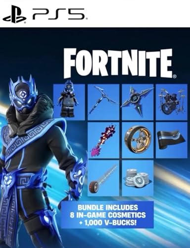 Sony PlayStation 5 Pro Upgraded 3TB Digital Edition Fortnite Cobalt Star Bundle 8K HDMI Ultra High Speed Cable - White