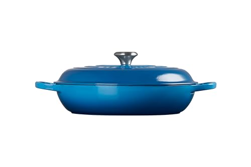 Le Creuset Enameled Cast Iron Signature Braiser, 3.5 qt., Marseille