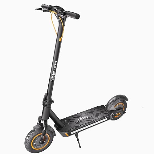 Hiboy MAX Pro Electric Scooter, 46.6 Mi Long Range, 22 MPH Power by 650W MAX Motor, 11'' Pneumatic Tires, Split Hub Design, Dual Suspension