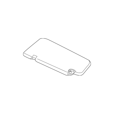 Genuine OE Nissan Sun-visor 96401-ca01b