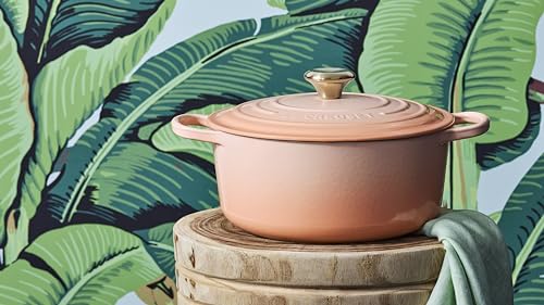 Le Creuset Enameled Cast Iron Signature Round Dutch Oven, 5.5 qt., Cerise