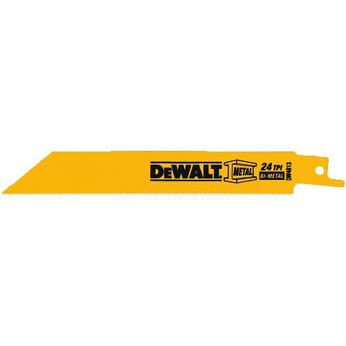DeWalt DW4813B25 Reciprocating Saw Blade Metal 6- 24 TPI - 5 Pak