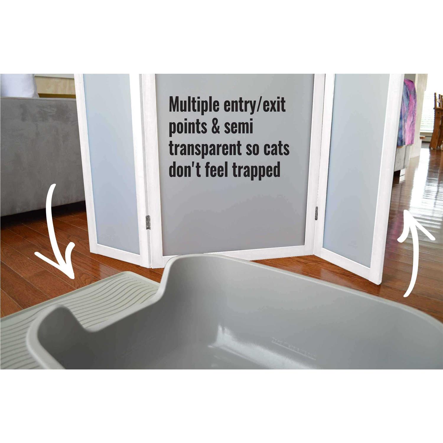 PetFusion Modest Cat Litter Box Privacy Screen - Pet Supplies online store