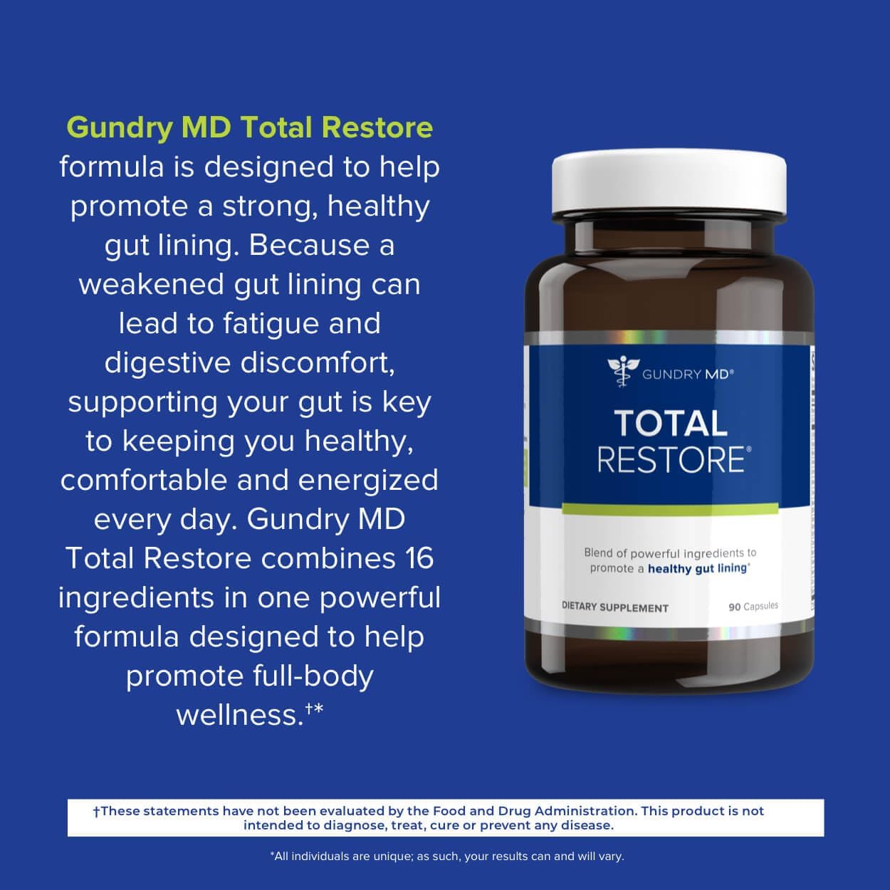 Gundry MD Bio Complete 3 and Total Restore Bundle - Prebiotic, Probiotic, Postbiotic to Support Optimal Gut Health