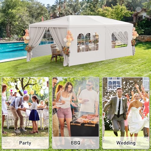 Outdoor Party Tent 10x30 Black Tents for Parties