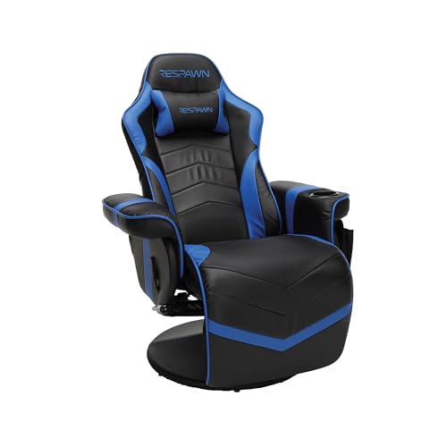 RESPAWN 900 Racing Style Gaming Recliner, Reclining Gaming Chair, in Gray RSP 900 GRY