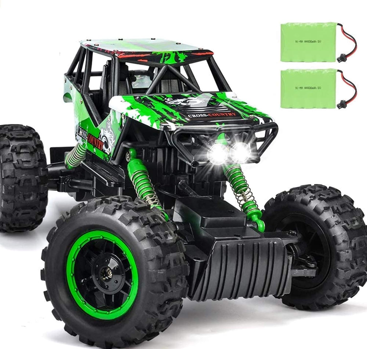 DOUBLE E RC Cars Remote Control Car 1:12 Off Road Monster Truck for Boy Adult Gifts ,2.4Ghz All Terrain Hobby Car with 2 Batteries