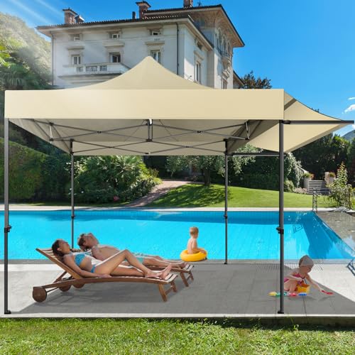 COBIZI 10x10 Pop Up Canopy Tent with Awning