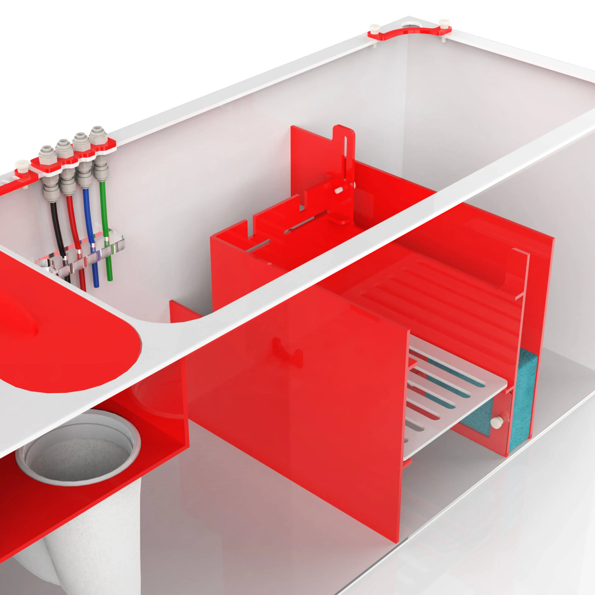 Pro Clear Aquatic Systems Red Flex 4-in-1 Sump - 300