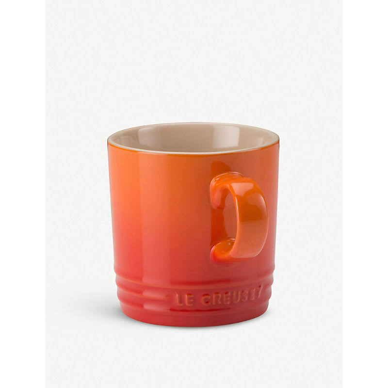 Le Creuset Stoneware Mug, 350 mL, Volcanic Orange