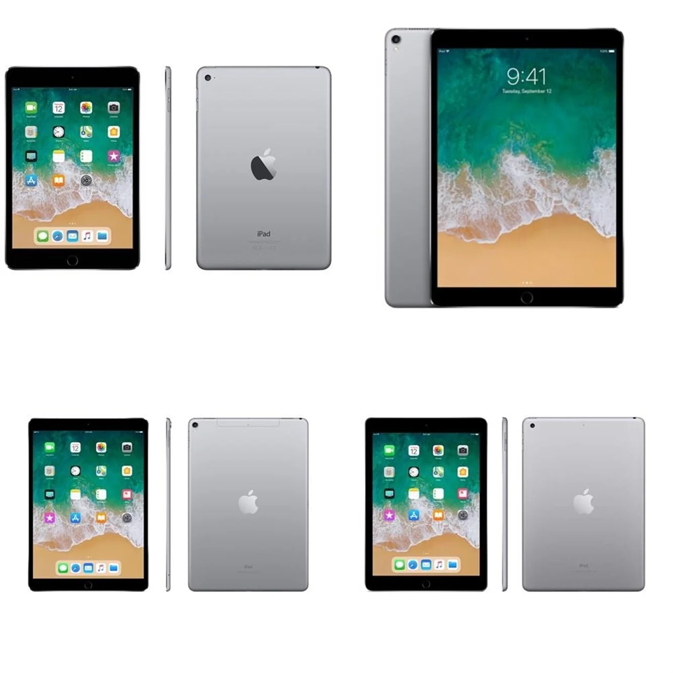 Apple iPad 6th Gen MR7J2LL/A 9.7" Tablet 128GB WiFi, Space Gray (Used - Blemished)
