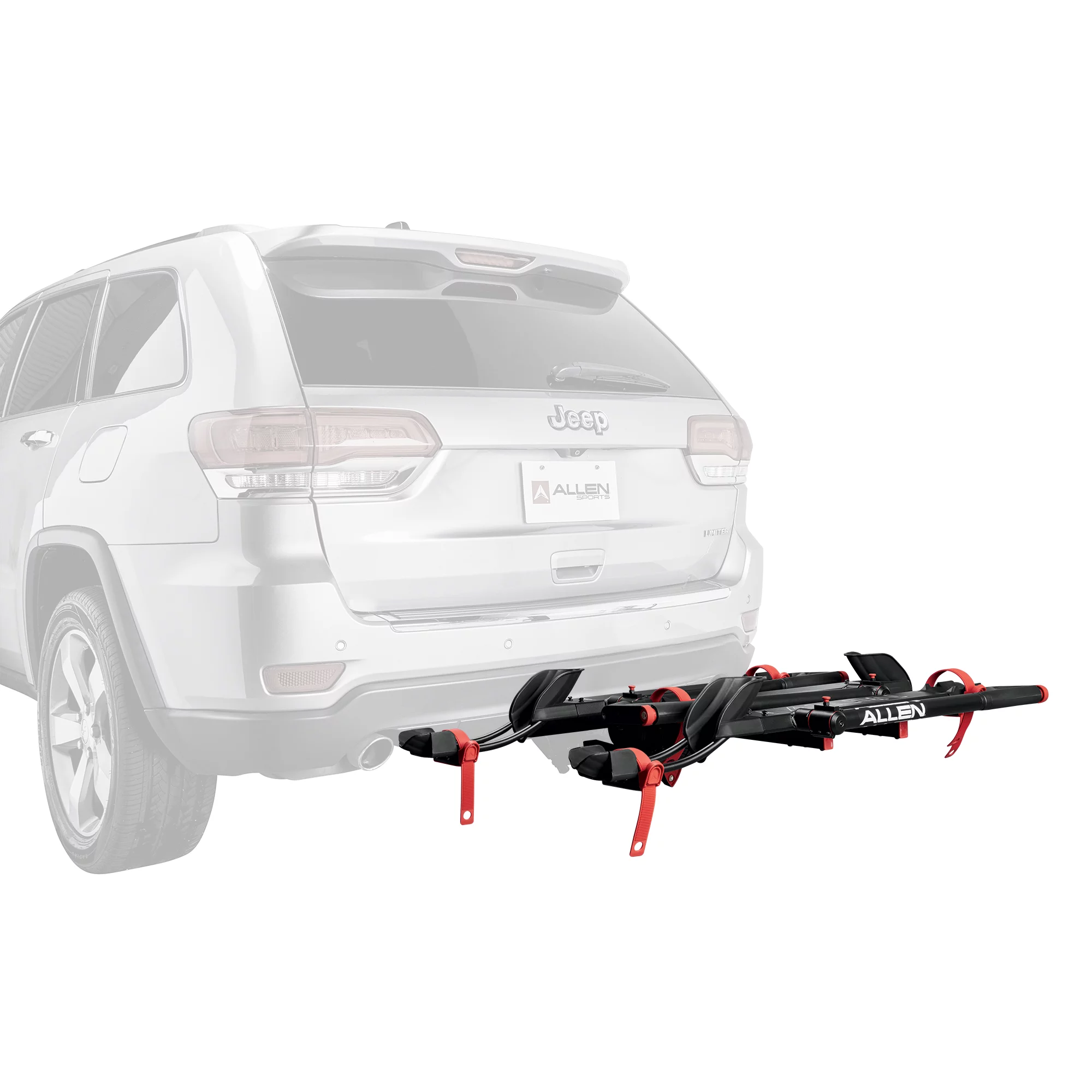 Allen Sports Premier Locking 3-Bike Carrier - Easy Load Tray Style for 2" Receiver Hitch, Model AR300