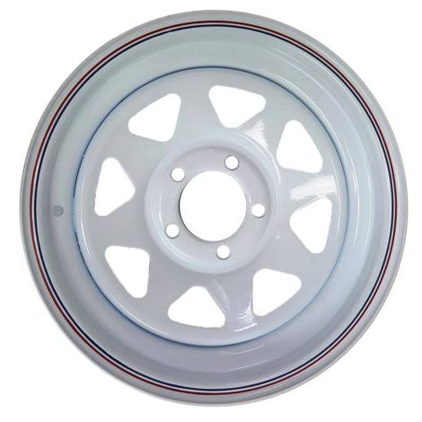 Carlisle Highway 8-Spoke White Trailer Wheel 15 x 6