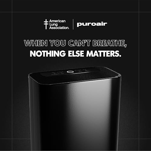 PuroAir 240 HEPA Air Purifiers for Home Large Rooms - Covers Up To 1,000 Sq Ft - Filters Up To 99.9% of Pollutants, Smoke, Pollen, Dust