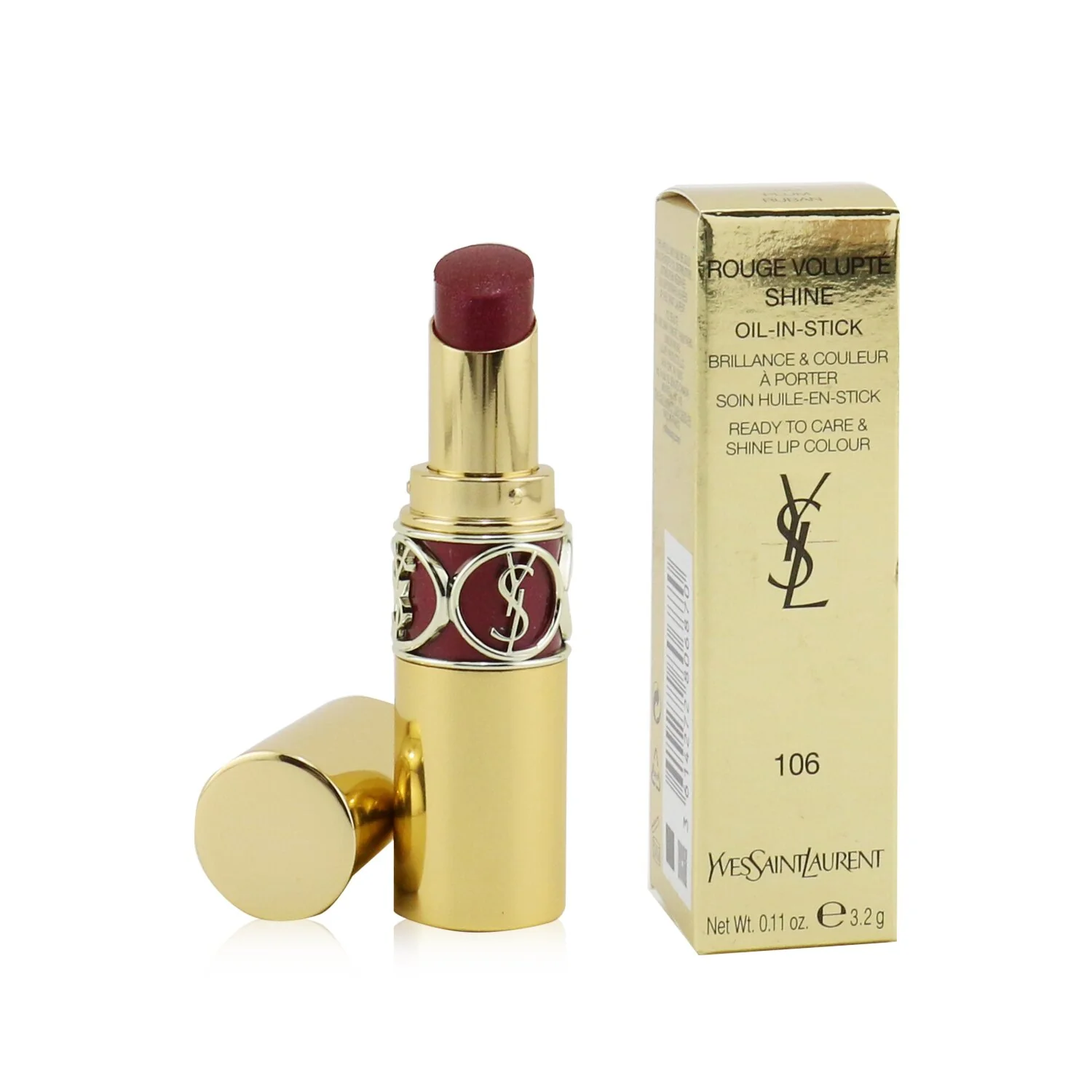 Yves Saint Laurent Rouge Volupte Shine - # 129 Carmine Retro 3.2g/0.11oz