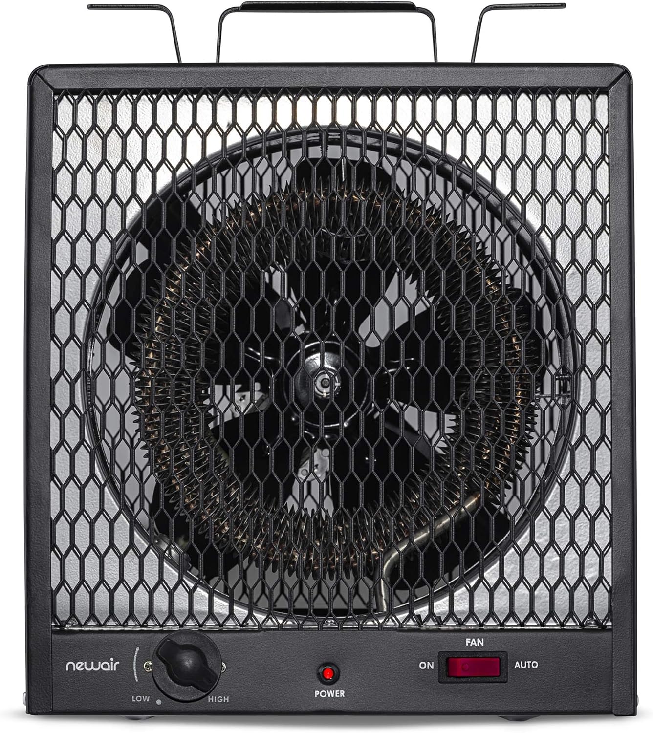 NewAir Portable Heater (240V) Portable Electric Garage Heater Heats Up to 600 sq. ft. with 6-Foot Cord Wrap and Carrying Handle | 5600 Watt Portable