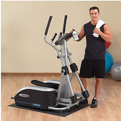 Body-Solid (E400) Elliptical Trainer Machine, Cardio Workout Crosstrainer Exercising Machines for Home & Commercial Gym with 300lb Weight Capacity