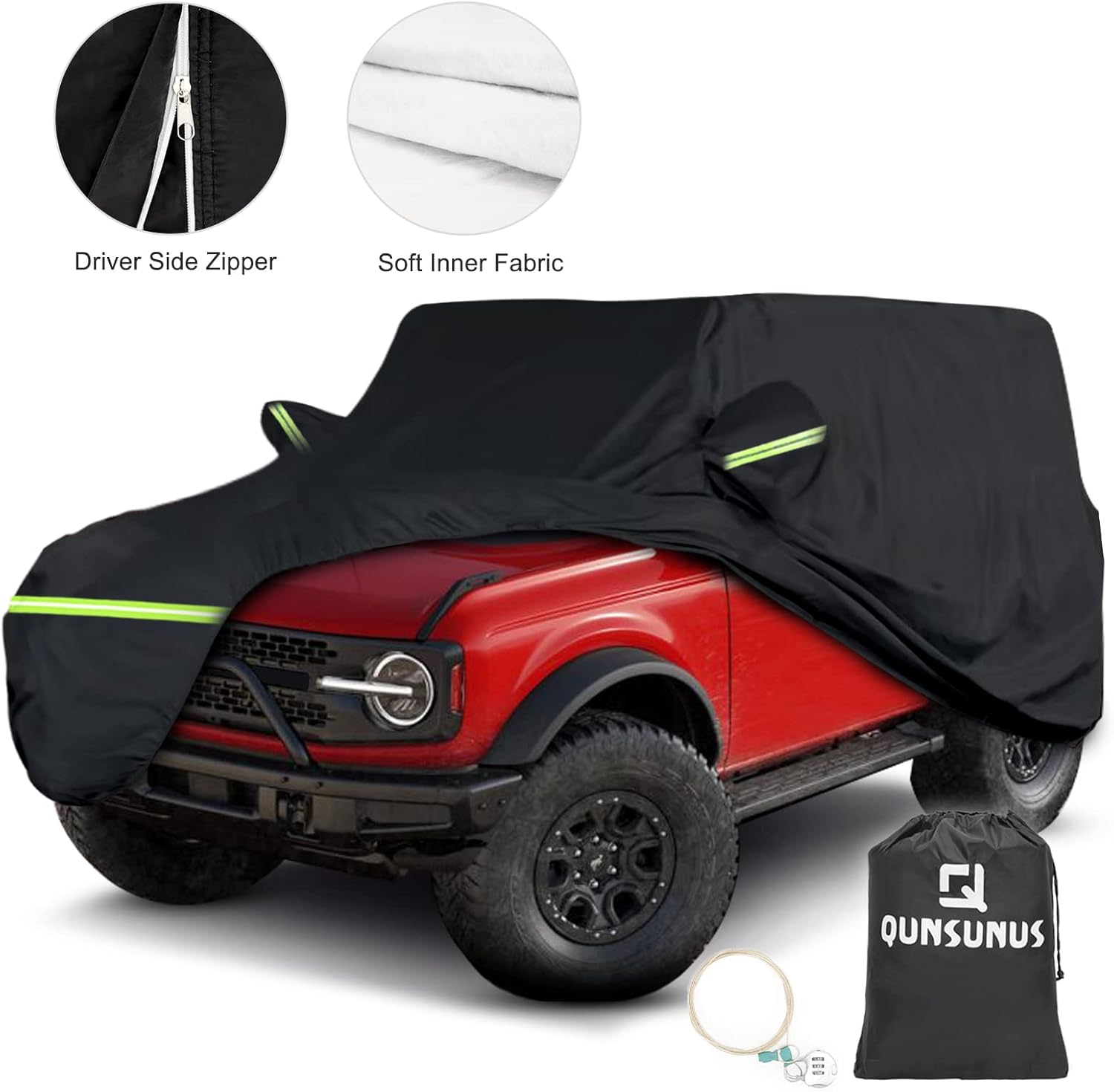 for Dodge Charger Car Cover Waterproof All Weather, 6 Layers Car Cover Waterproof All Weather 210T Windproof Fit for Dodge Charger 2006-2021