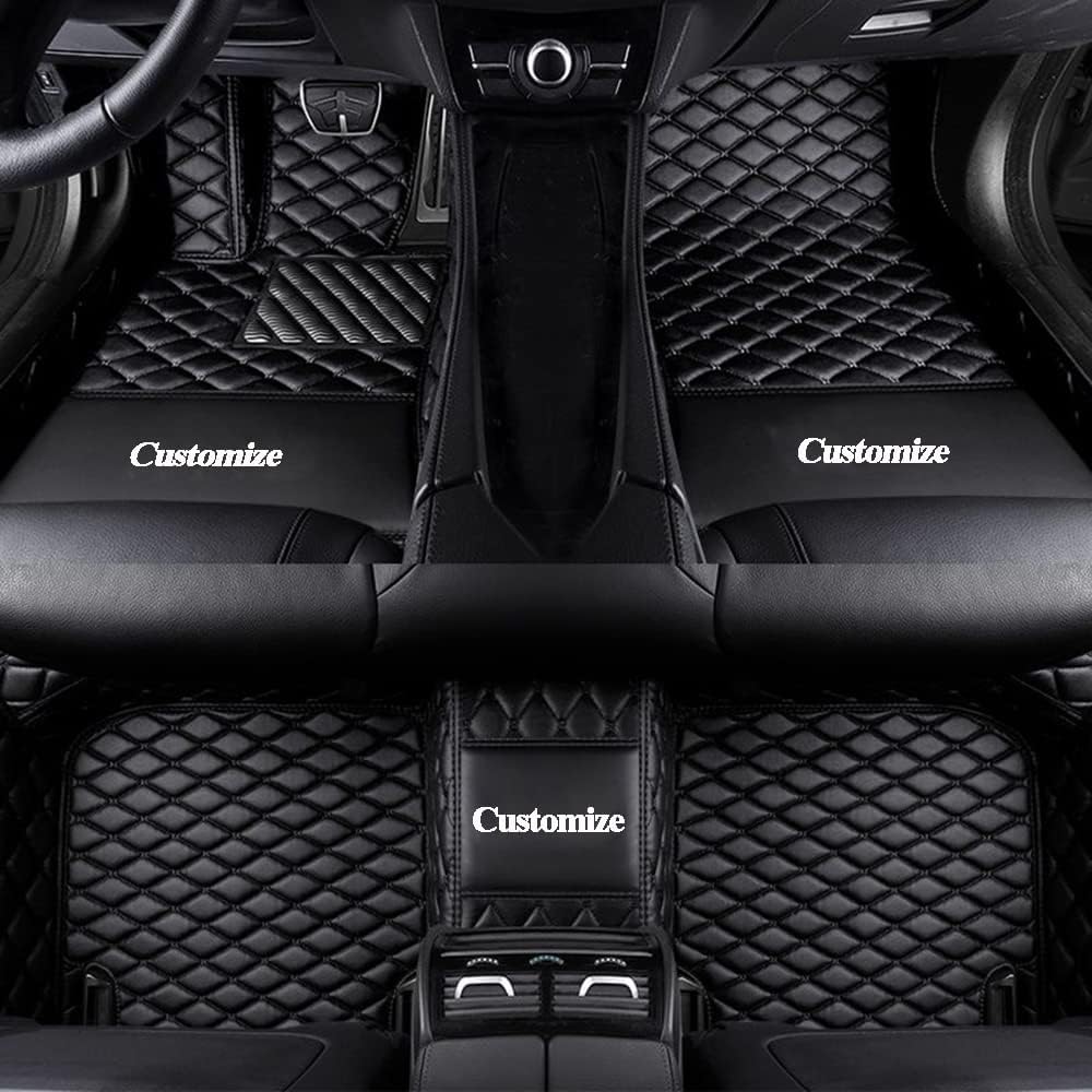 Worth-Mats Trunk Tray All-Weather Rear Cargo Liner Custom for Porsche Cayenne 2011-2018 with Block net on The Left Side of Trunk - Black