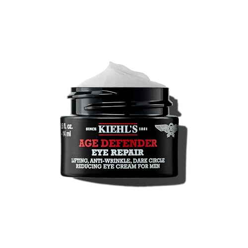 Kiehl's Age Defender Eye Repair, Anti-Aging Eye Cream for Men, Lift, Firm and Visibly Reduce Dark Circles and Crow’s Feet, Instantly Brightens