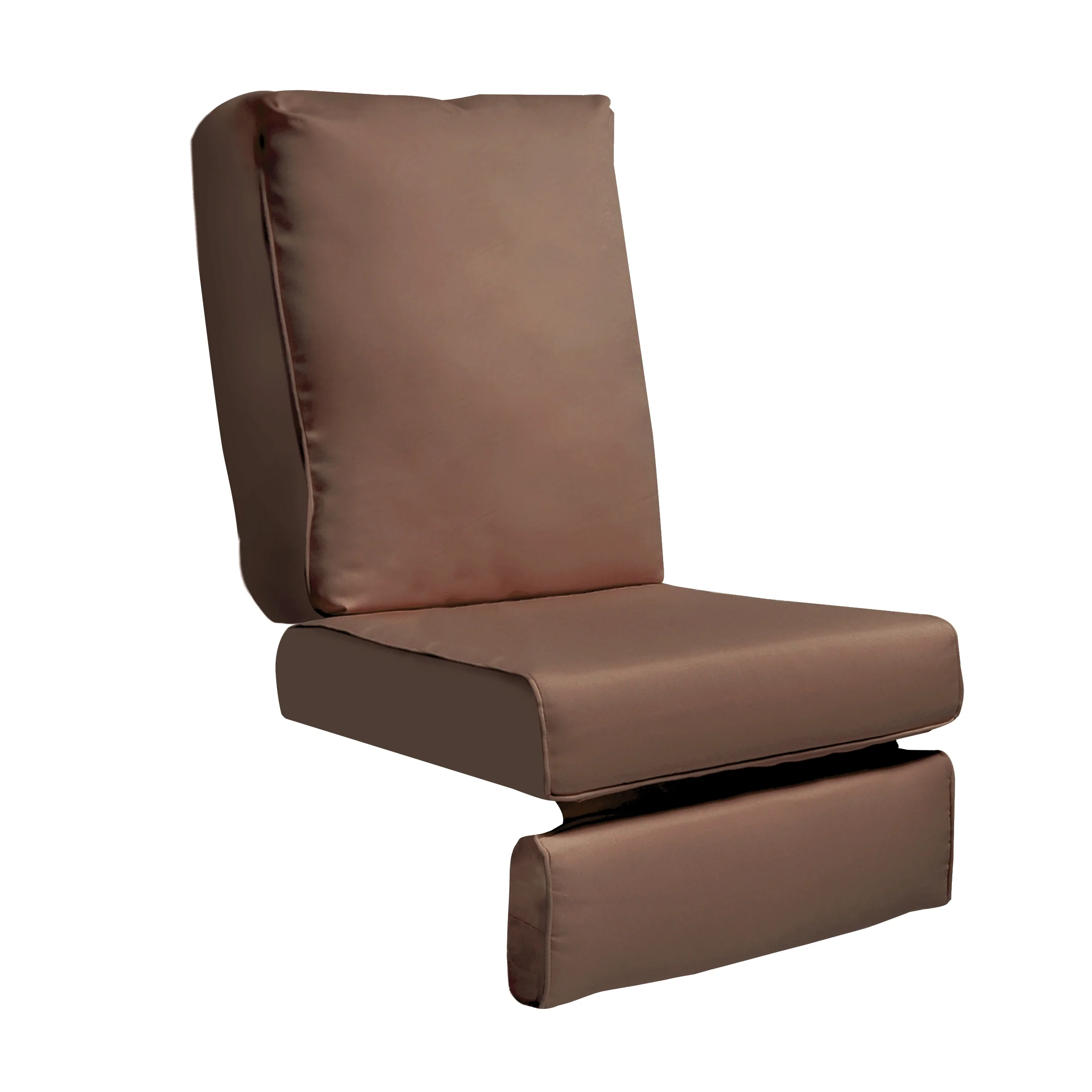 Skypatio Outdoor Recliner Replacement Cushion, UV Protected, Fade Protected, and Waterproof(Cover Can Be Replaced), Brown - Radiant Selections