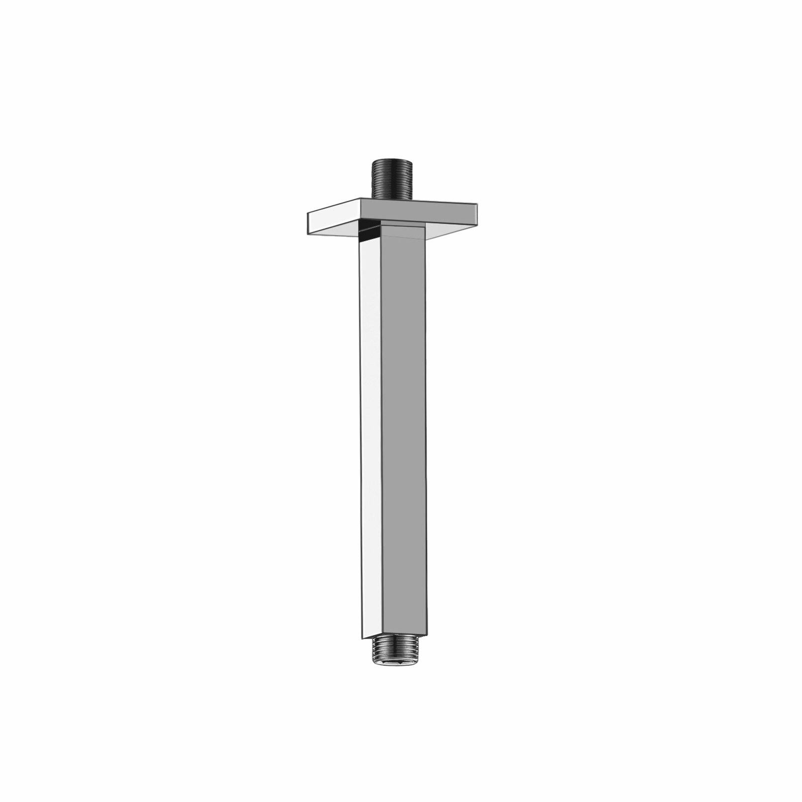Isenberg 160.8CSAPN 8x22 Square Ceiling Mount Shower Arm Polished Nickel