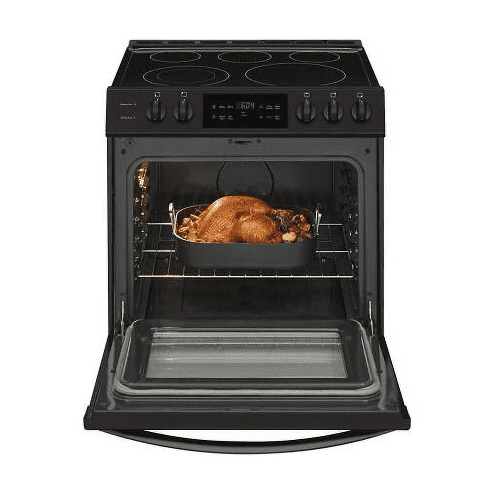 Frigidaire FFEH3054UB - Range - freestanding - niche - width: 30 in - depth: 24 in - height: 36 in - with self-cleaning - black