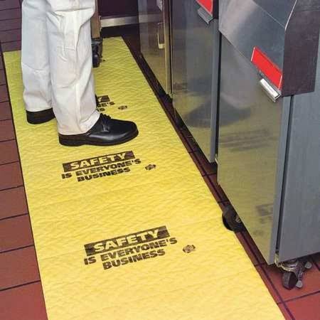 Pig MAT607-635 Absorbent Roll,Universal,Yellow,75 Ft.l